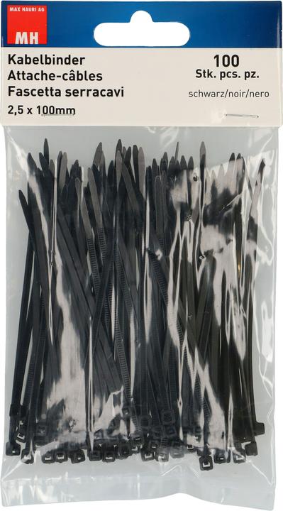 Produktbild Max Hauri Kabelbinder (Kunststoffkabelbinder, 100 mm, 100 Stk.)