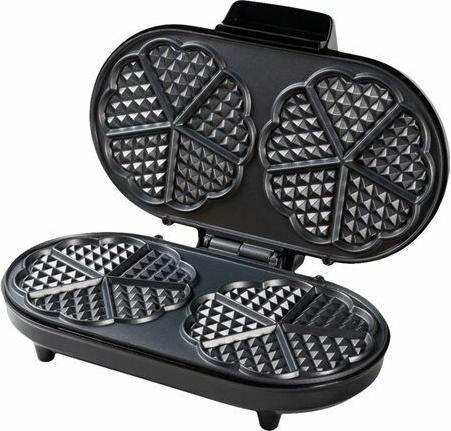 Image du produit Bestron Double gaufrier pour gaufres classiques en forme de coeur