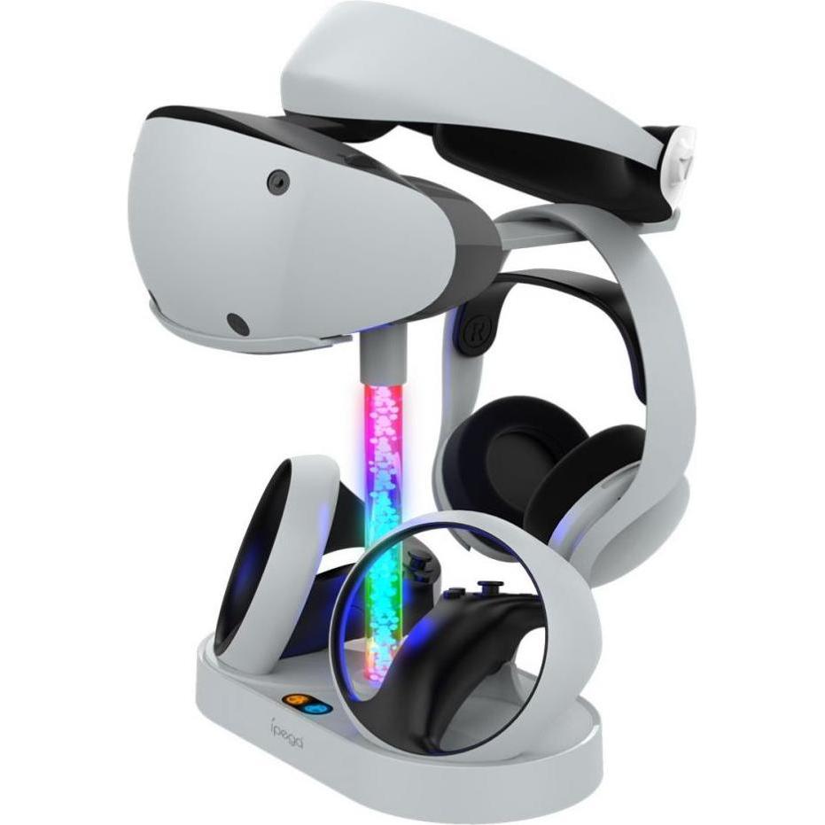 - iPega P5V001 Supporto di ricarica multifunzionale per PS VR2, Accessori VR + AR