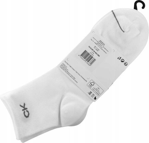 Produktbild Calvin Klein Herren Short sock Men's Quarter Socks 3 Pack, Weiss, Einheitsgrösse (3er Pack, 40 - 46)