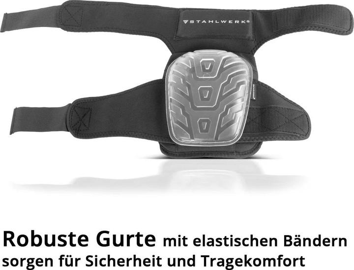 Image du produit Stahlwerk Genouillères professionnelles, indéformables, très résistantes et à l'abrasion