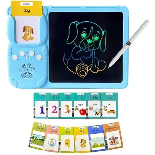 Kiddyz Toys Learning Pad with 112 Cards&LCD Board USB Toy for Kids 3–8