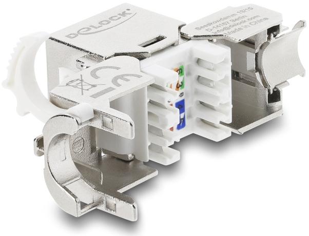 Actual product image Delock Keystone Modul RJ45 Buchse zu LSA Cat.8.1 geschirmt mit (Keystone module)