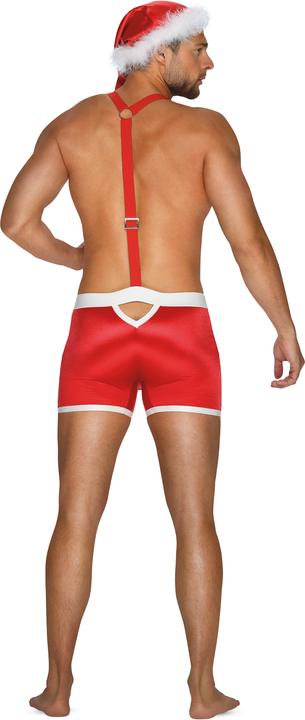 Produktbild Obsessive Mister Claus Boxershorts mit Hosenträger und Mütze (L, XL)