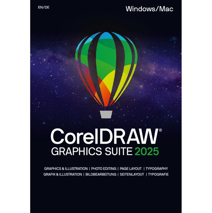 Produktbild Corel CorelDRAW Graphics Suite 2025 Win (1 User, unbegrenzt)