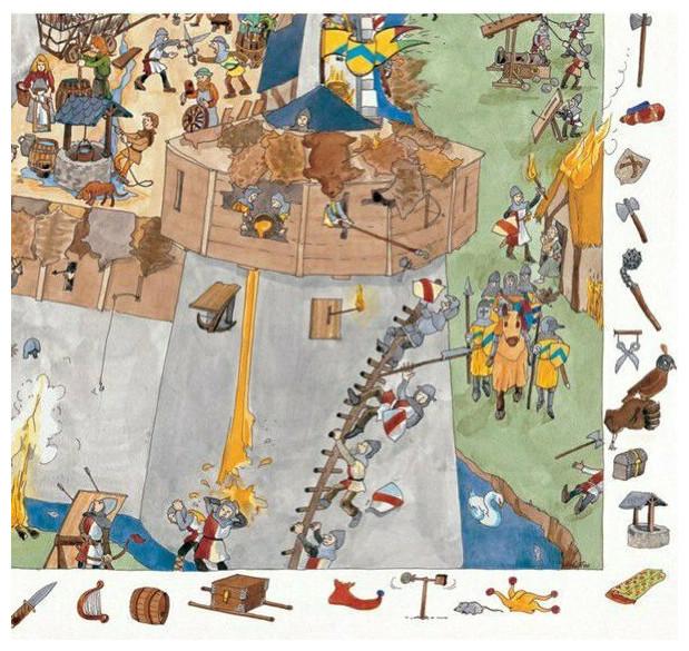 Immagine prodotto Djeco Il castello 100 parti (100 pezzi)