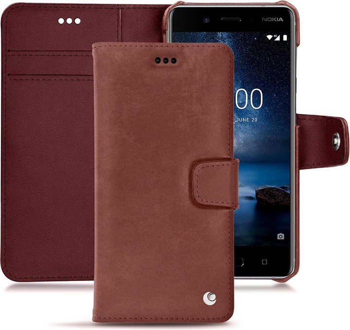 Actual product image Noreve Leather case wallet (Nokia 8)