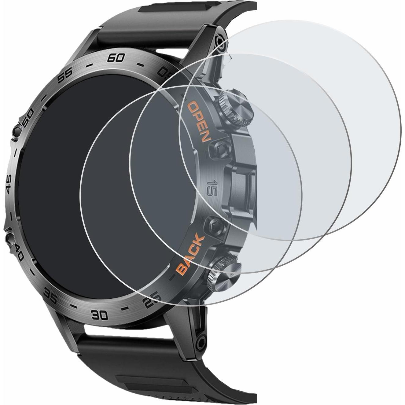 Thumbnail - BROTECT Entspiegelungs-Schutzfolie Displayschutz Matt, Smartwatch Schutzfolie, Grau