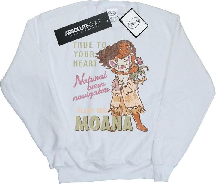 Produktbild Disney Moana Natural Born Navigator Sweatshirt Mädchen (128)
