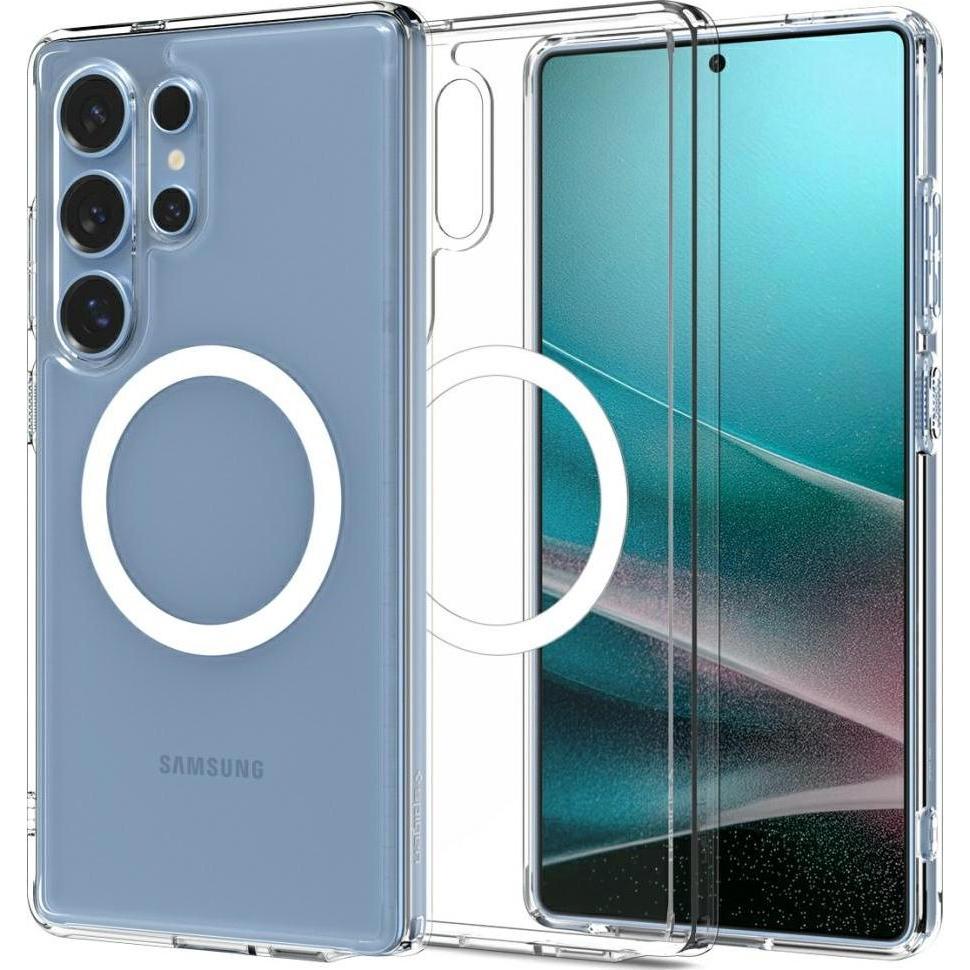Spigen Ultra Hybrid Magfit (Samsung Galaxy S25 Ultra), Smartphone Hülle, Transparent