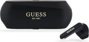 Produktbild Guess Kabellose Kopfhörer Elongated Metallic ENC TWS Bluetooth Headseet - Schwarz (ANC, 26 h, Kabellos)