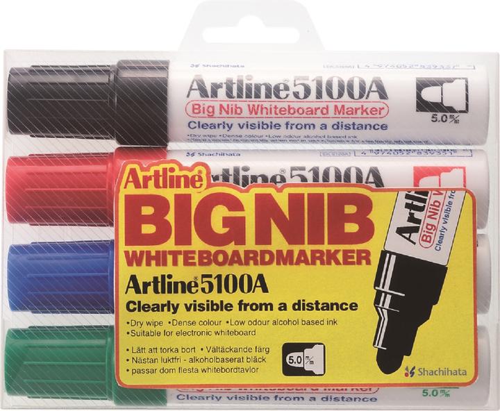Immagine prodotto Artline Pennarello per lavagne bianche 5100A BIG Set di 4 (4 x)