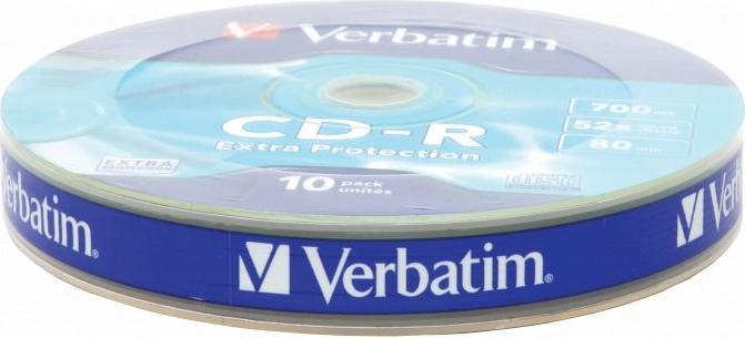 Produktbild Verbatim 10 x CD-R 700MB (80 Min) 52x (10 x)
