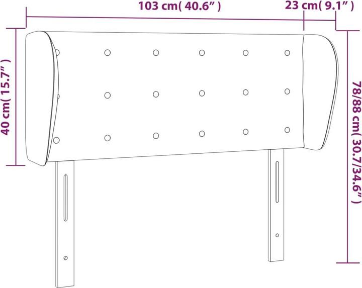 Produktbild VidaXL Zain (163 x 23 x 88 cm)