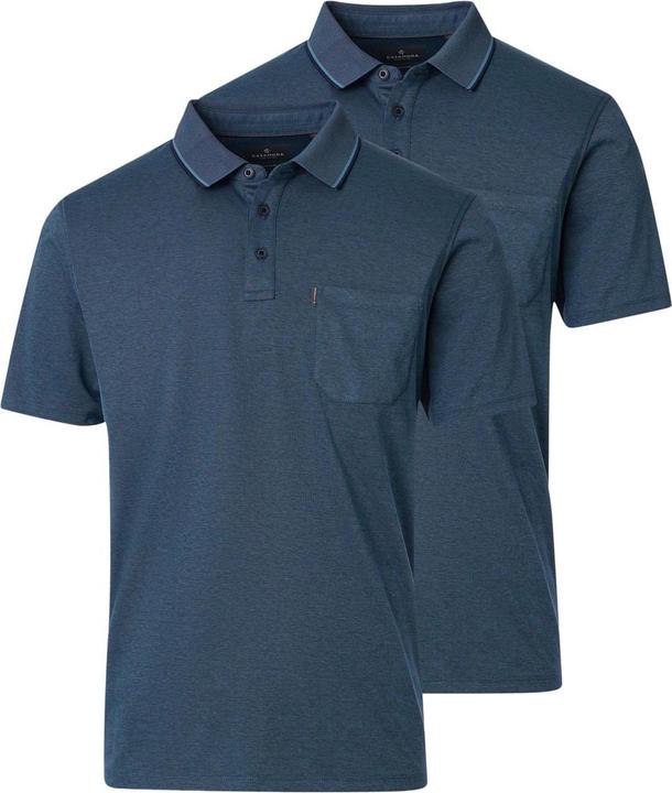 Produktbild Casamoda - Basic - Poloshirt - 2er Pack (L Dunkelblau) (L)