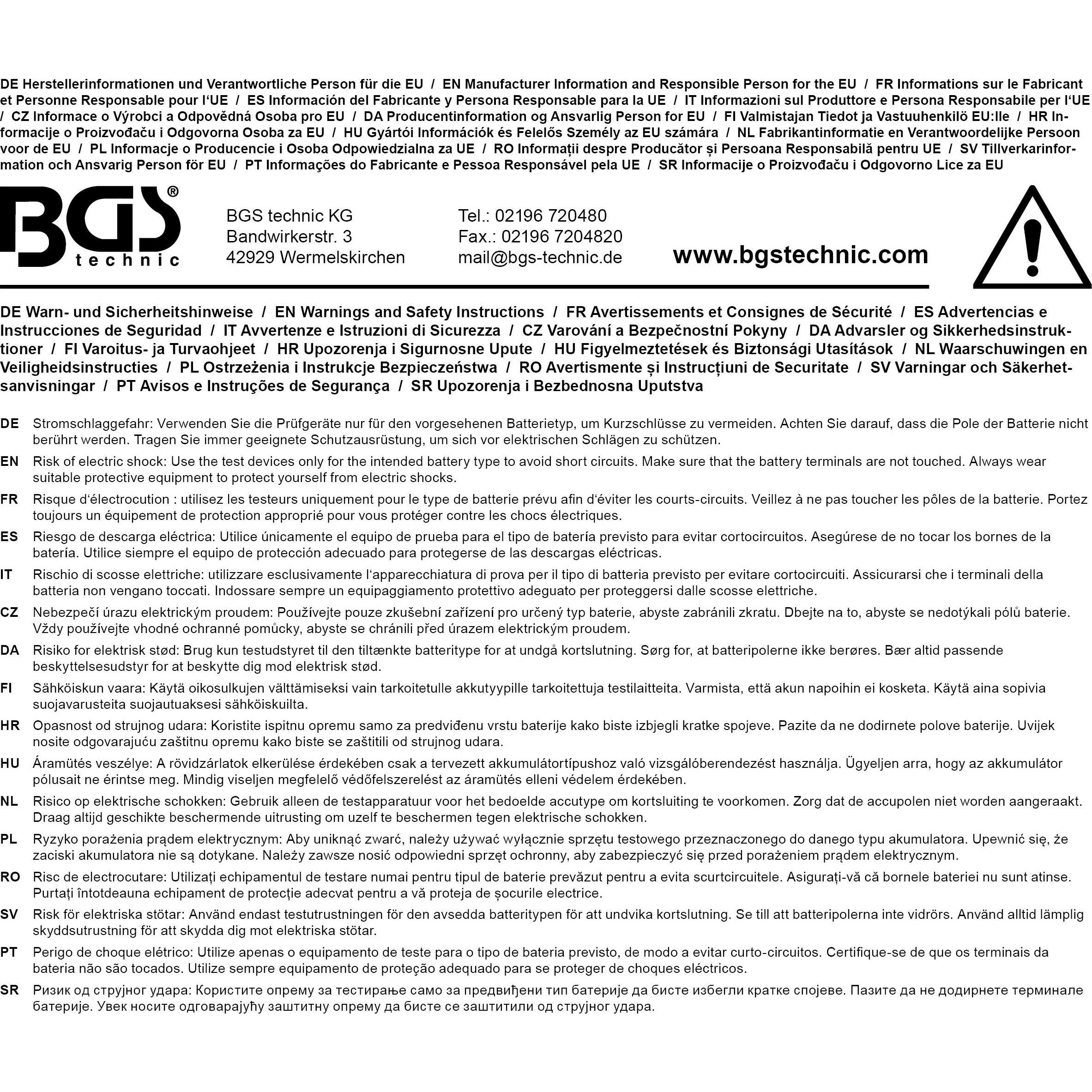 Thumbnail - BGS Ersatz-Papierrollen für Drucker 2-tlg. (1 Stk.), Akku Ladegerät