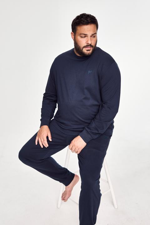 Produktbild Men+ Schlafanzug, Zweiteiler, Jersey, Langarm (L)