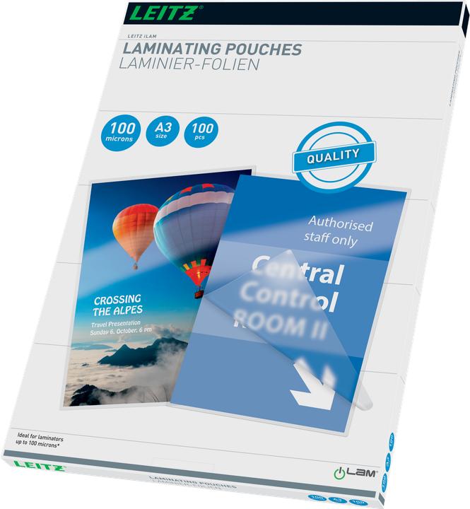 Leitz hot laminating foils A3 (A3, 100 pcs., 100 µm)
