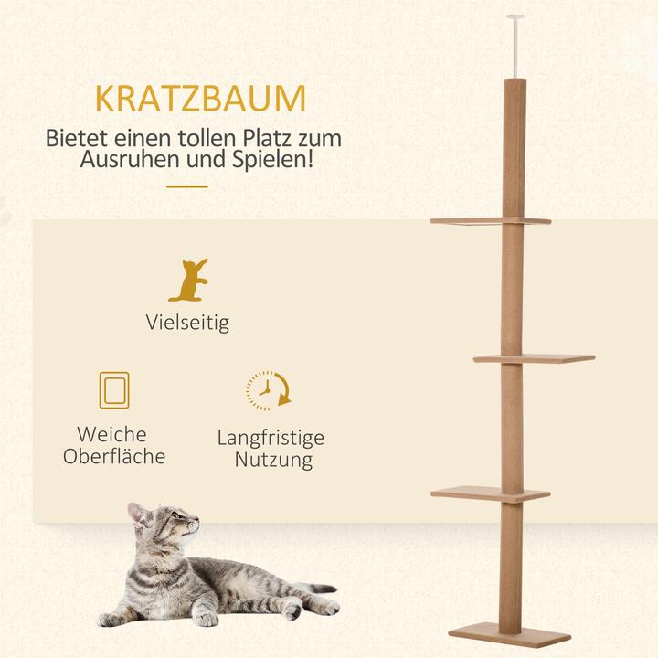 Actual product image PawHut Scratching post (228 cm, Brown)