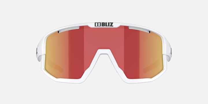 Actual product image Bliz Fusion (Black, matt white, White, Smoke w Red Multi)