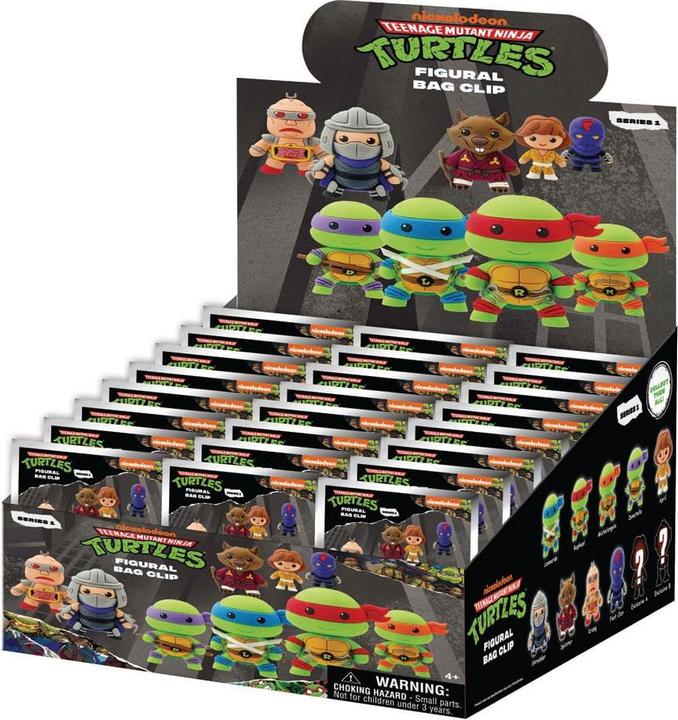Produktbild Monogram Int. Teenage Mutant Ninja Turtles 3D PVC-Taschenanhänger Series 1 Display (24)