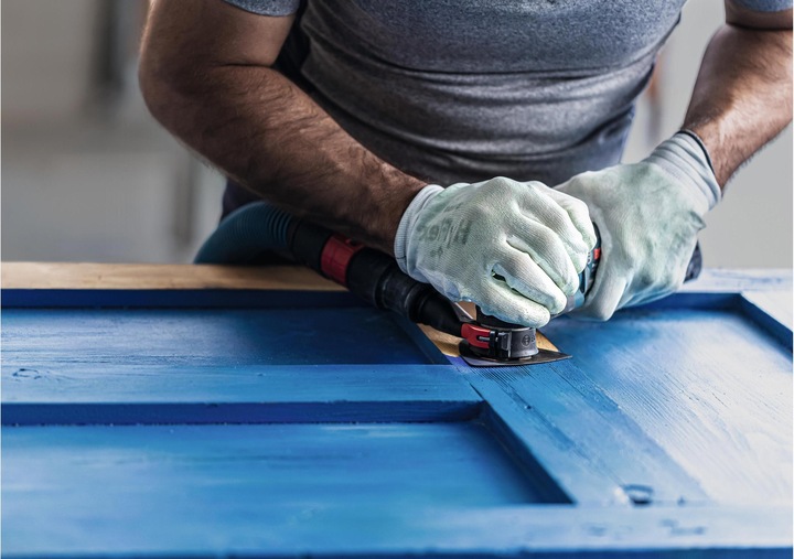 Produktbild Bosch Professional Zubehör EXPERT Sanding Plate AVZ 90 RT4 Blatt für Multifunktionswerkzeuge, 90 mm (40)