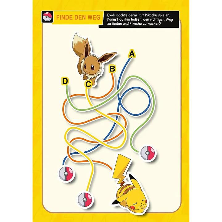 Produktbild Pokémon: Mein toller Mal- und Rätselblock
