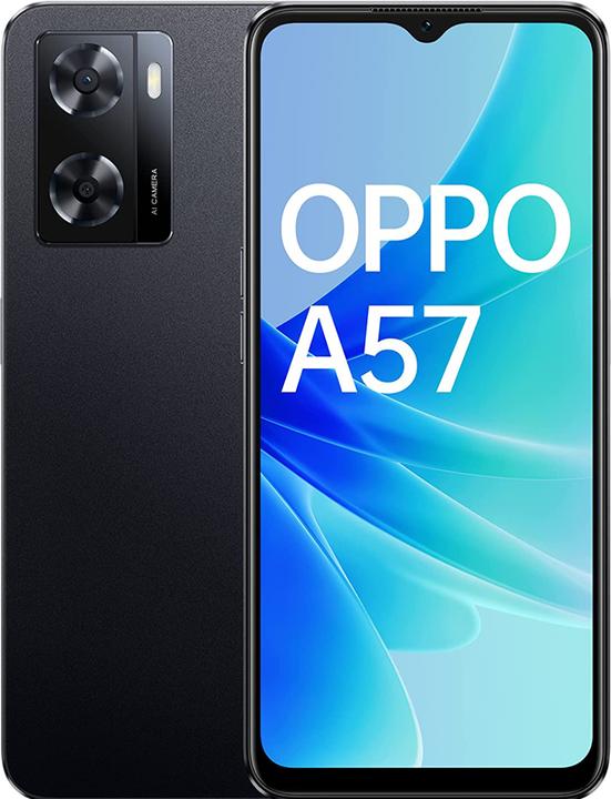 Produktbild OPPO A57 (64 GB, Black, Glowing Black, 6.56", Dual SIM, 4G)