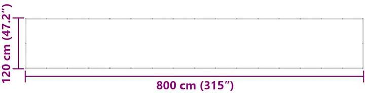 Image du produit vidaXL Balkon Sichtschutz (800 cm)