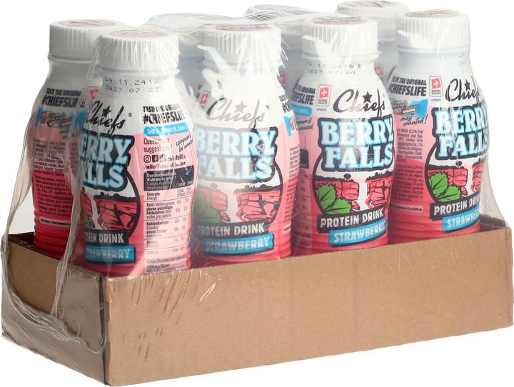 Actual product image Chiefs Milk Protein (Strawberry, 8 x)