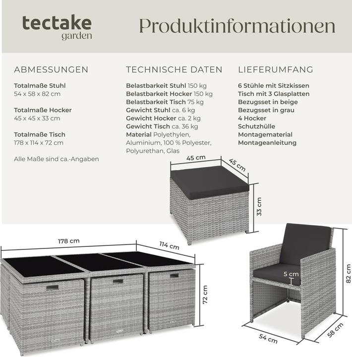 Image du produit tectake New York (178 cm)