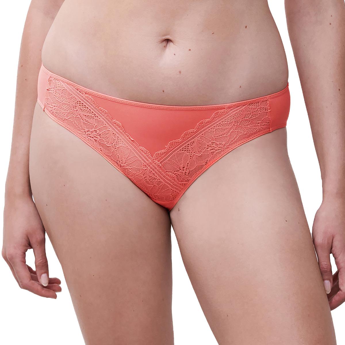 Thumbnail - Chantelle, Damen, Unterhosen, Floral Touch Rio Slip, Orange, (38, Einzelpack)