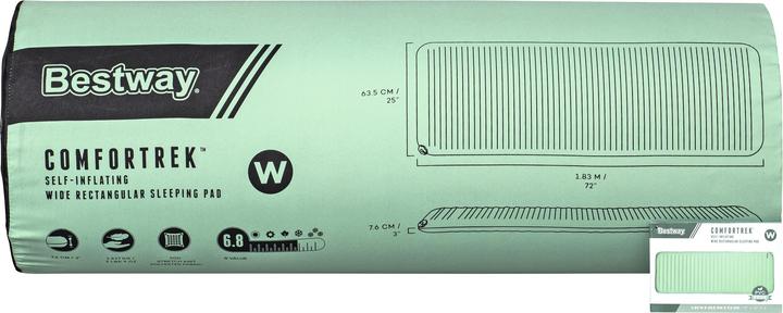Image du produit Bestway Matelas autogonflant large rectangulaire ComforTrek