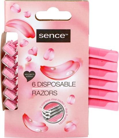 Image du produit MGA soins quotidiens essentiels, machines à usage unique pour femmes, 6 pièces