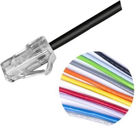 Produktbild Commscope Patchkabel kat 6 U/UTP, Mino6 slim 3,84 m i diameter, laengde: 3 m, farve: hvid med LSZH ka