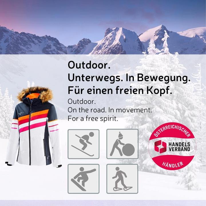 Immagine prodotto Black Crevice Ski-jack voor dames, wit/zwart, 40 (40)