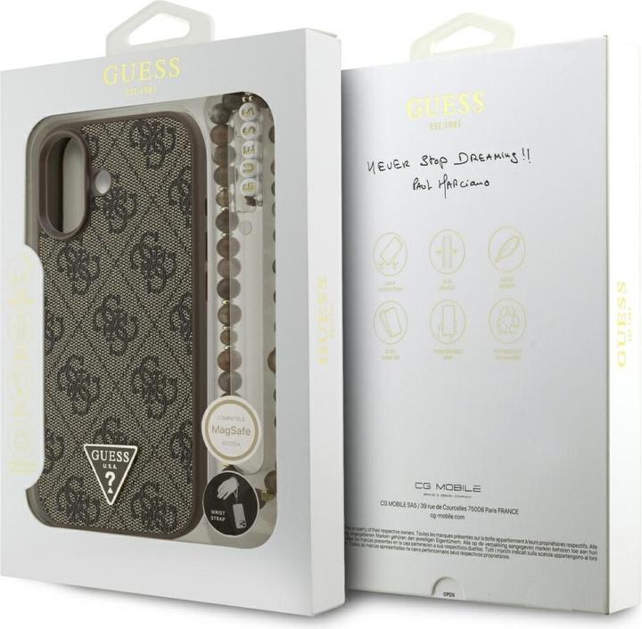 Produktbild Guess - Hardcase 4G - iPhone 17 - Brown (Apple iPhone 17)