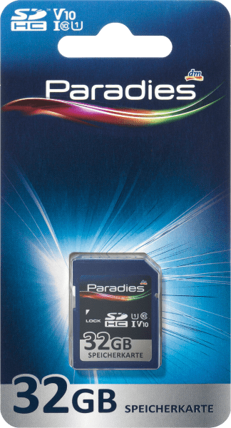 Immagine prodotto Paradies Scheda di memoria SDHC 32GB (32 GB, SDHC, U1, UHS-I)