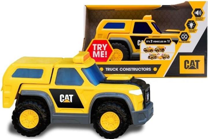 Actual product image Dromader CatToysOfficial Construction Truck Constructors Toy Wheel Loader Lights & Sounds Easily Transforms M
