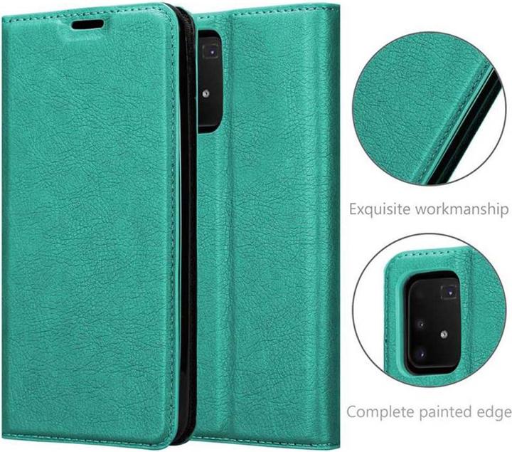 Actual product image Cadorabo Book Invisible Magnet Cover (Samsung Galaxy A91)
