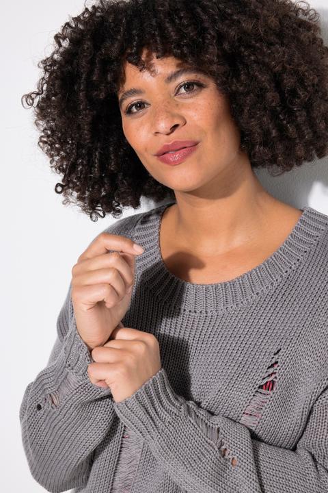 Immagine prodotto Angel of Style Pullover, Loose Fit, Destroyed-Look (54)