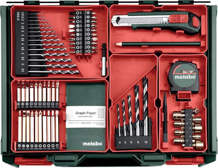 Image du produit Metabo BS 18 L Set 614051710 Akku-Bohrschrauber 18 V 2 Ah Li-Ion bürstenlos, in (Sans source d'énergie externe)