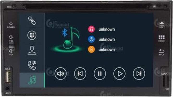 Actual product image JFSound Android GPS Bluetooth WiFi USB DAB+ Touchscreen CarPlay Android Auto DVD Head Unit (Android car, Apple Carplay)
