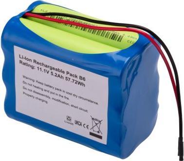 Actual product image RS PRO 18650 11.1V 5200 mAh 3S2P B6 type (1 pcs., 18650, 5200 mAh)