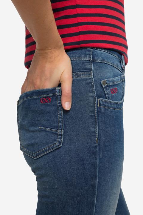 Image du produit Laurasøn Slim-Jeans, 5-Pocket, Stretch-Komfort, Saum-Umschlag (40)