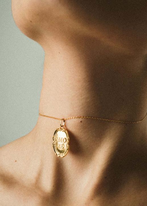 Image du produit Alhaja Halskette "Amore" (Laiton doré à l'or 18 carats)