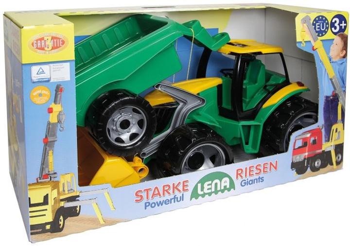 Actual product image Lena GIGA TRUCKS Tractor with bucket and trailer