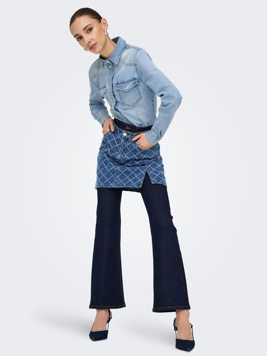 Actual product image JdY JDYEMILIE Denim Kurzer Rock Jeansrock (XL)