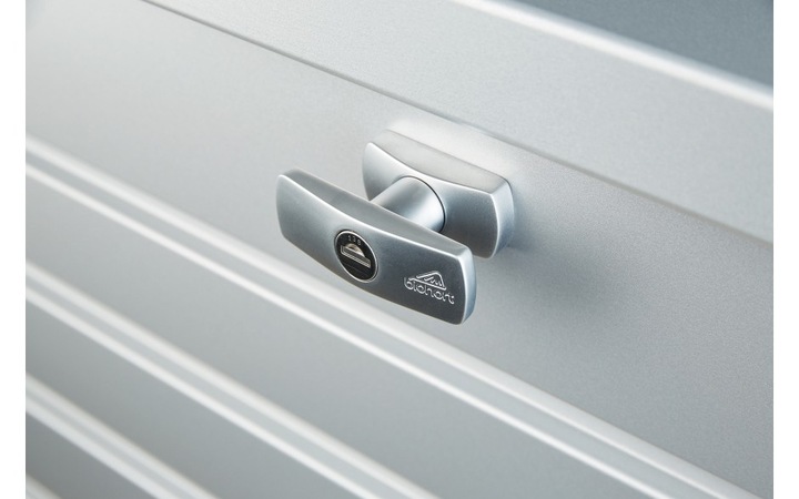 Actual product image Biohort LeisureBox 160, quartz gray metallic