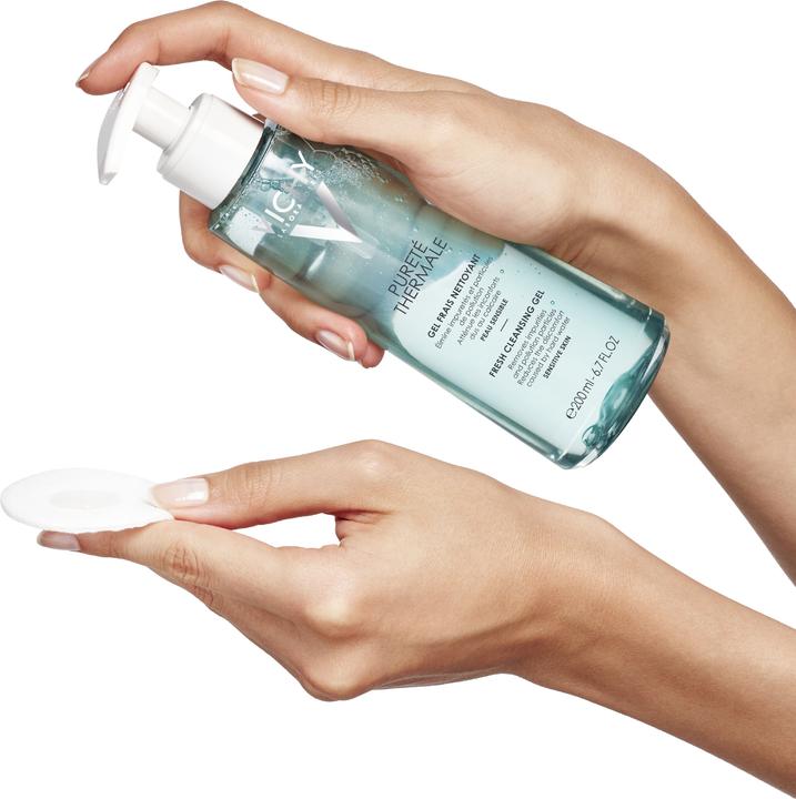 Produktbild Vichy Pureté Thermale Erfrischendes Reinigungsgel (Reinigungstücher Gesicht, 200 ml)